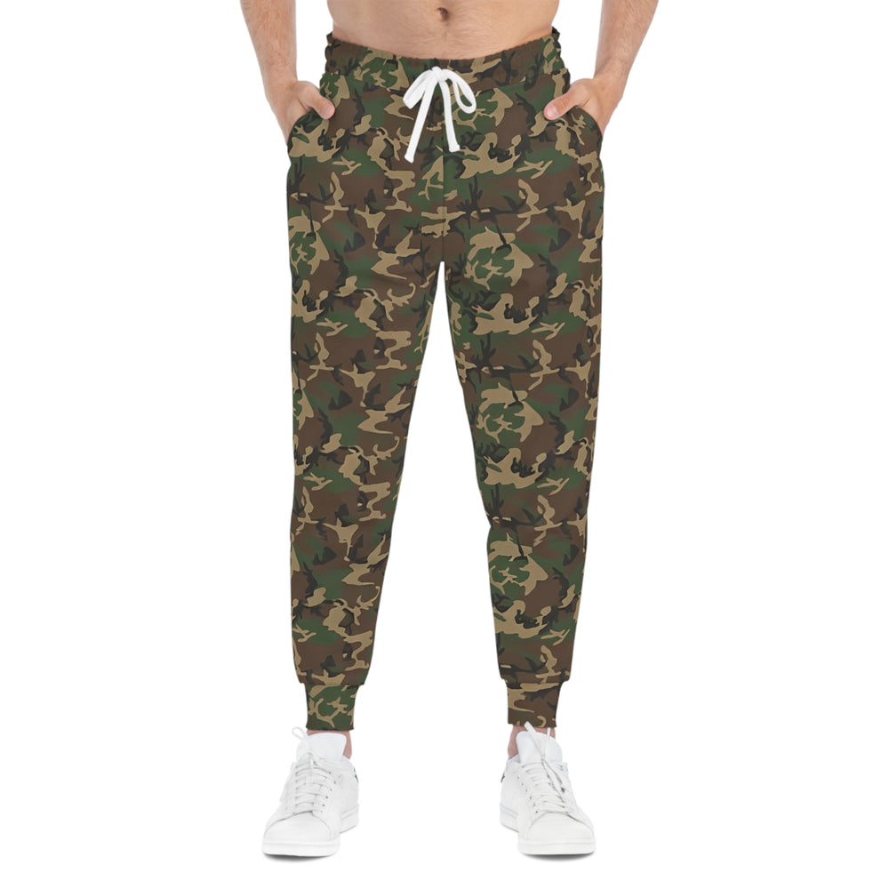US M81 Woodland Camo Unisex Athletic Joggers