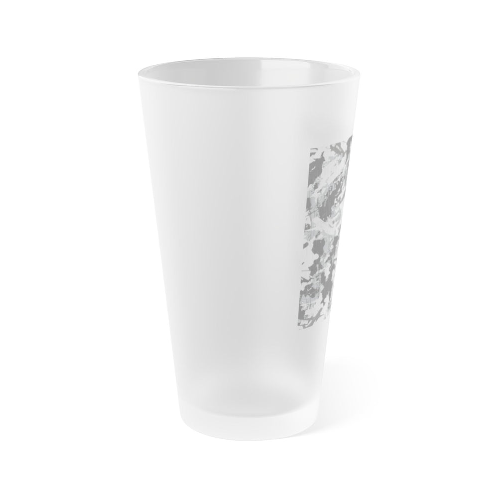 Frosted 16oz Pint Glass – Camo Pattern Beer & Cocktail Cup - Equippage.com