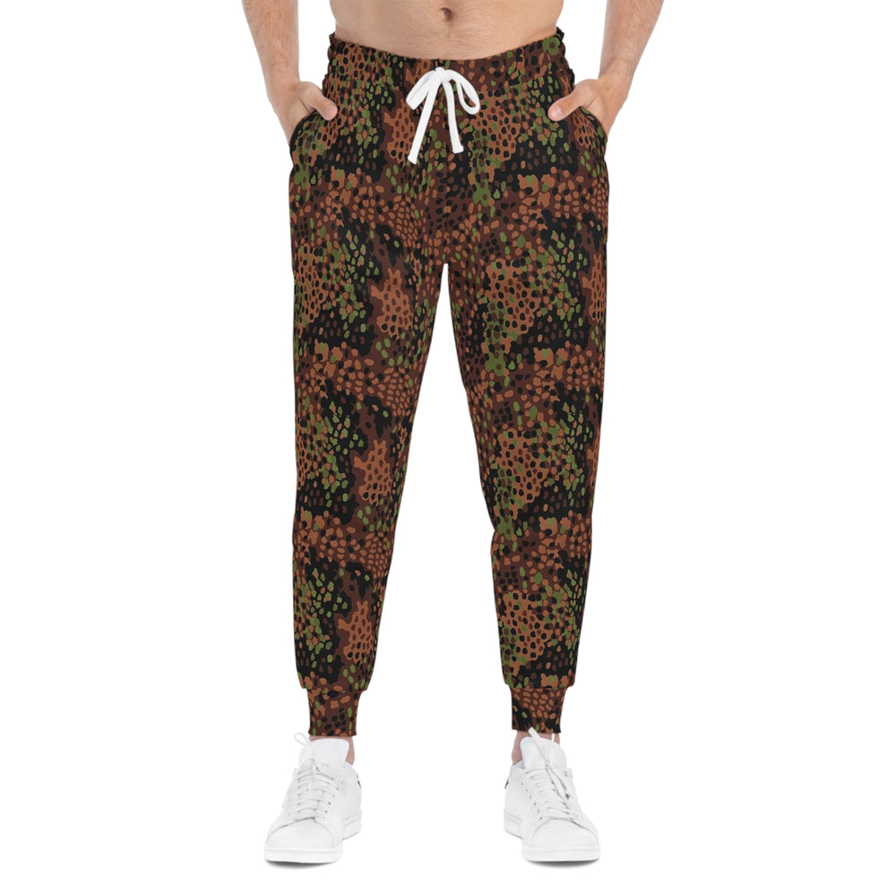 German Erbsenmuster Camo Unisex Athletic Joggers