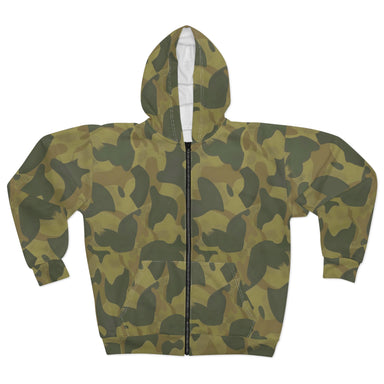 Belgian Moon and Balls Camo Unisex Zip Hoodie - Equippage.com