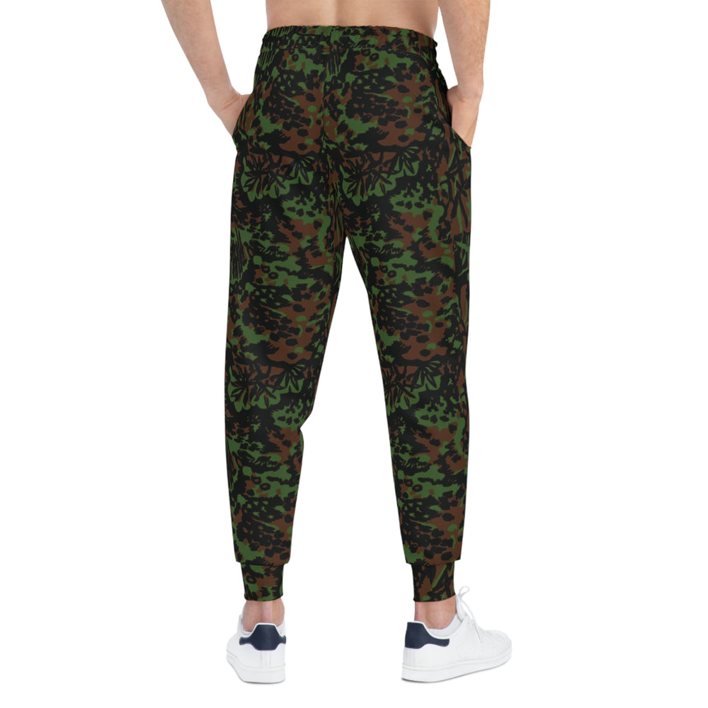 German Palmenmuster Camo Unisex Athletic Joggers