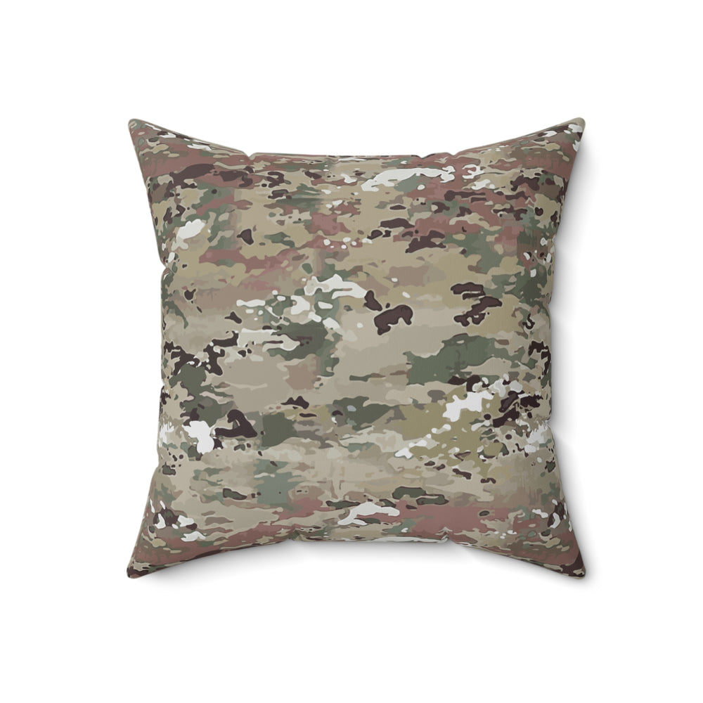 Scorpion Camouflage Spun Polyester Square Pillow By Equippage.com