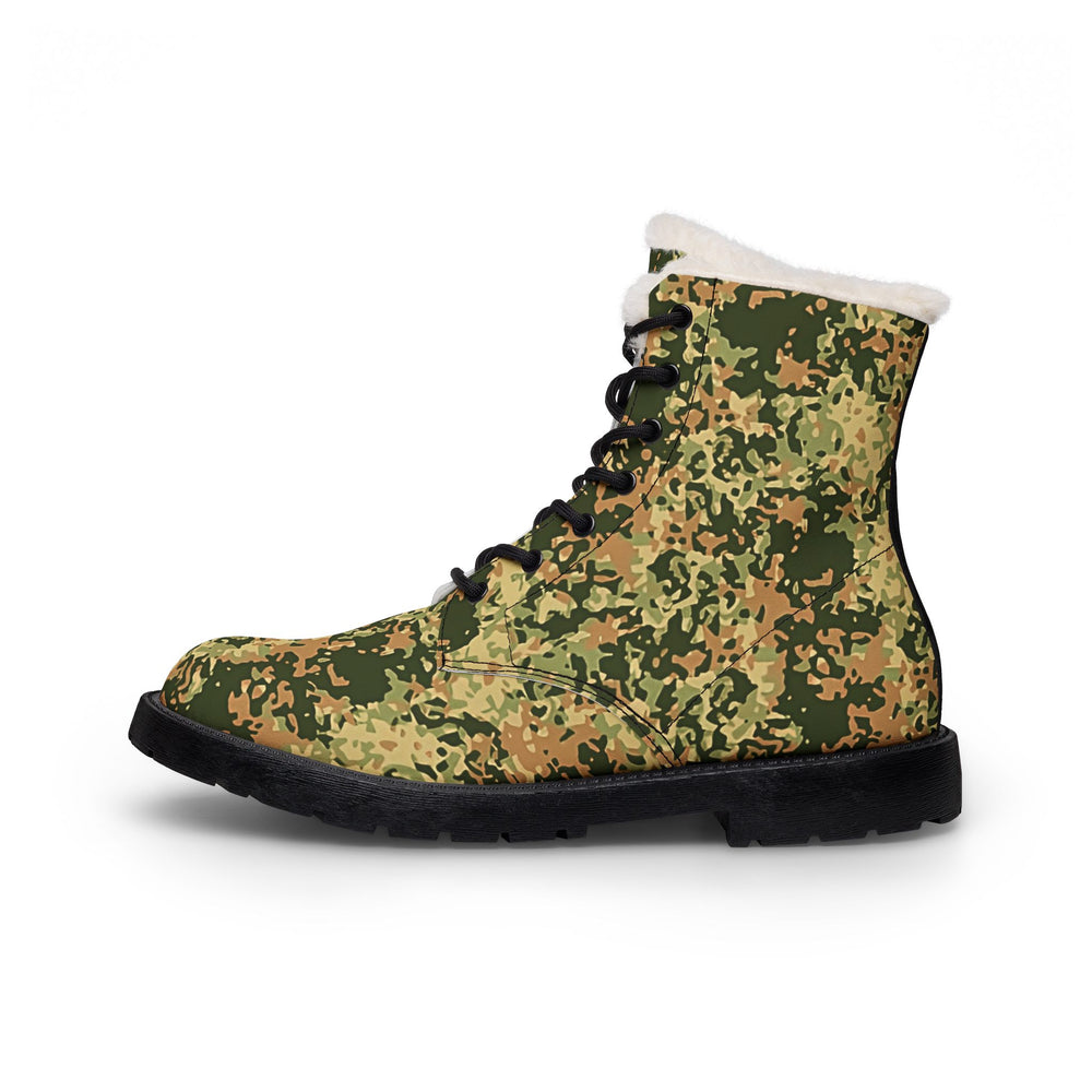 Dutch NFP Multitone Camo Men's Fur and Leather Boots