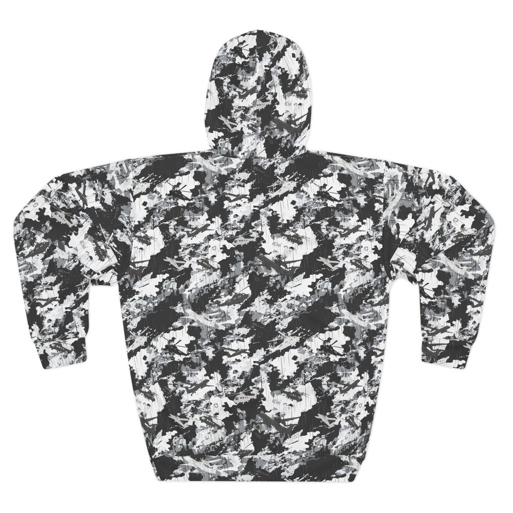 PRESS Camo Pullover Hoodie — Pull-over Hooded Sweatshirt with drawstring by Equippage.com