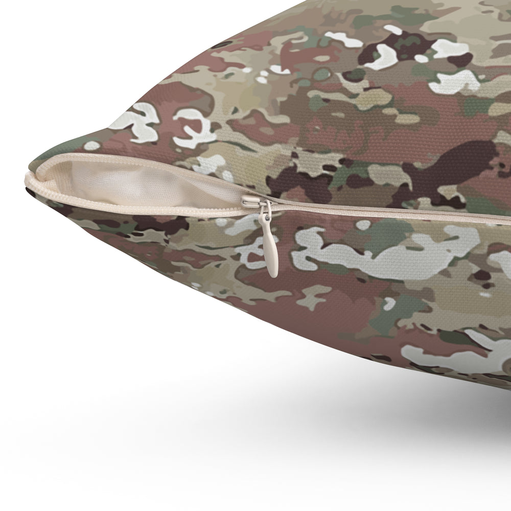 Scorpion Camouflage Spun Polyester Square Pillow By Equippage.com