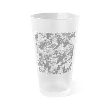 Frosted 16oz Pint Glass – Camo Pattern Beer & Cocktail Cup - Equippage.com
