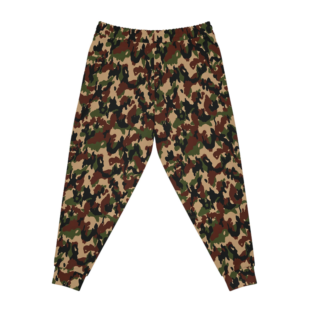 Swiss Taz 90 Woodland Camo Unisex Athletic Joggers - Equippage.com