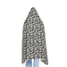 Cozy Hooded Snuggle Blanket — Black & White Camo Pattern - Equippage.com