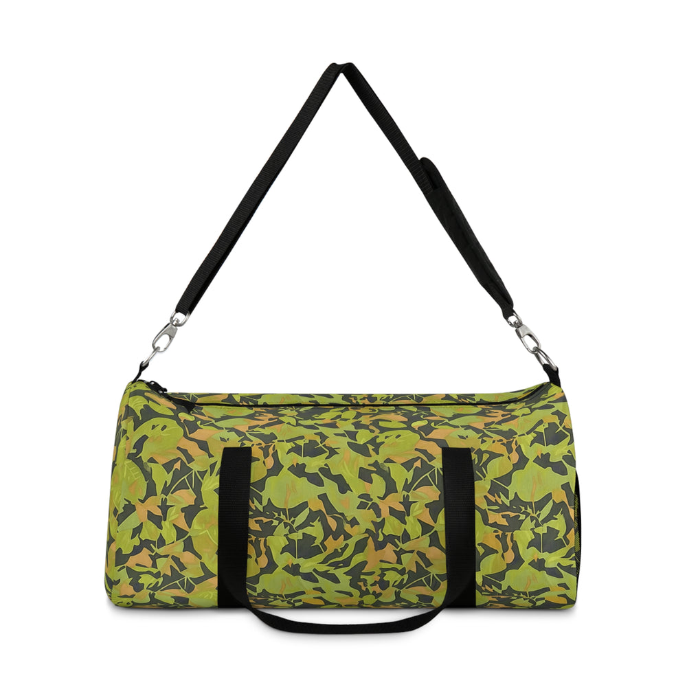 Cuban Elm Leaf Camo Travel Duffel Bag