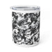 10oz Insulated Coffee Mug — Black & White Camouflage Design - Equippage.com