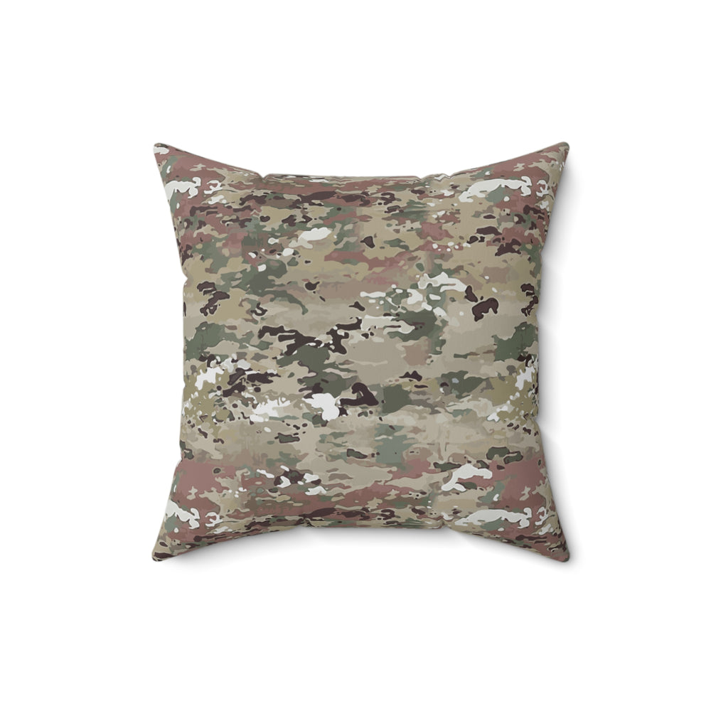 Scorpion Camouflage Spun Polyester Square Pillow By Equippage.com