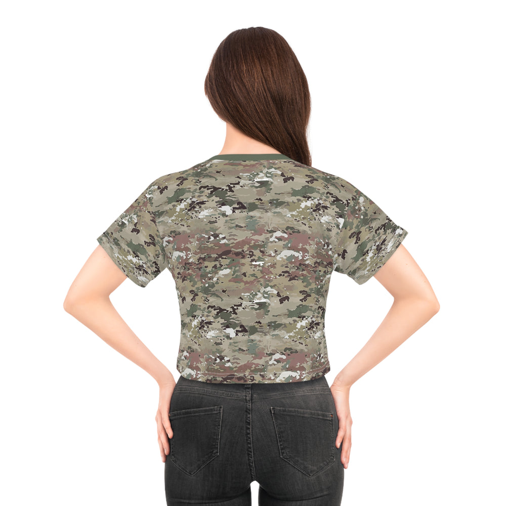 Scorpion Camouflage Crop Tee By Equippage.com