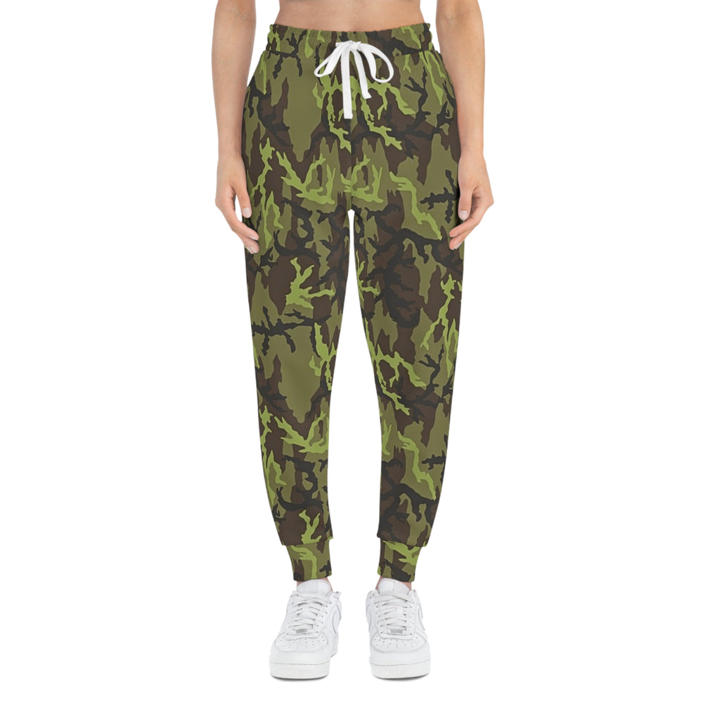 Czech Vz. 95 Leaf Woodland Camo Unisex Athletic Joggers