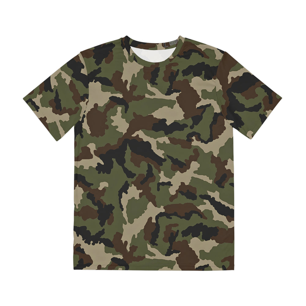 Irish DPM Woodland Camo Men's Tactical Woodland Polyester Shirt