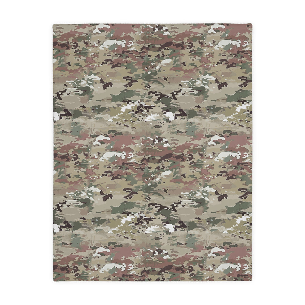 Scorpion Camouflage Velveteen Microfiber Blanket (Two-sided print) By Equippage.com