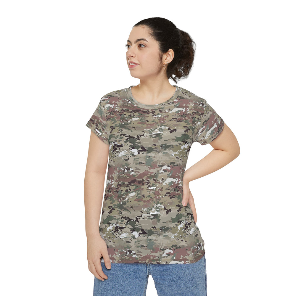 Scorpion Camouflage Women's Short Sleeve Shirt By Equippage.com