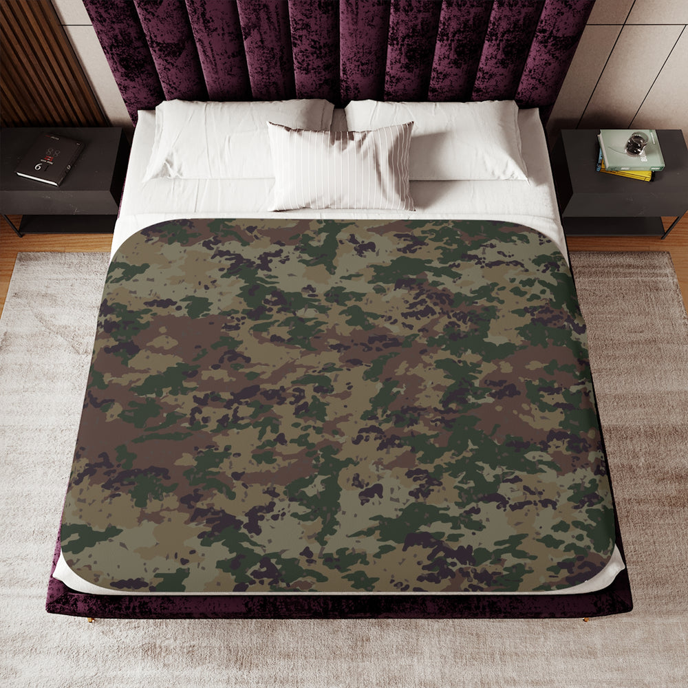 Sherpa Blanket in Multiple Camunitions Multi Camo by Equippage.com