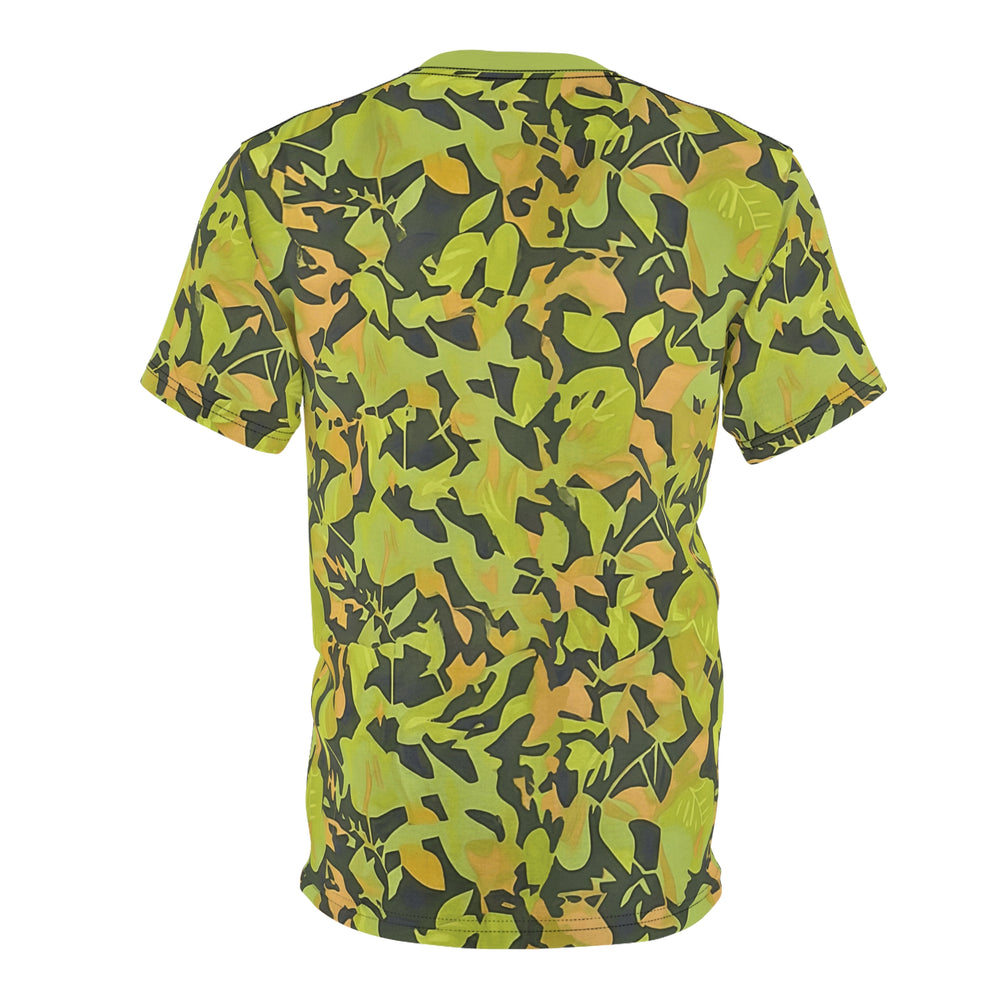 Cuban Elm Leaf Camo Unisex Cut & Sew Tee