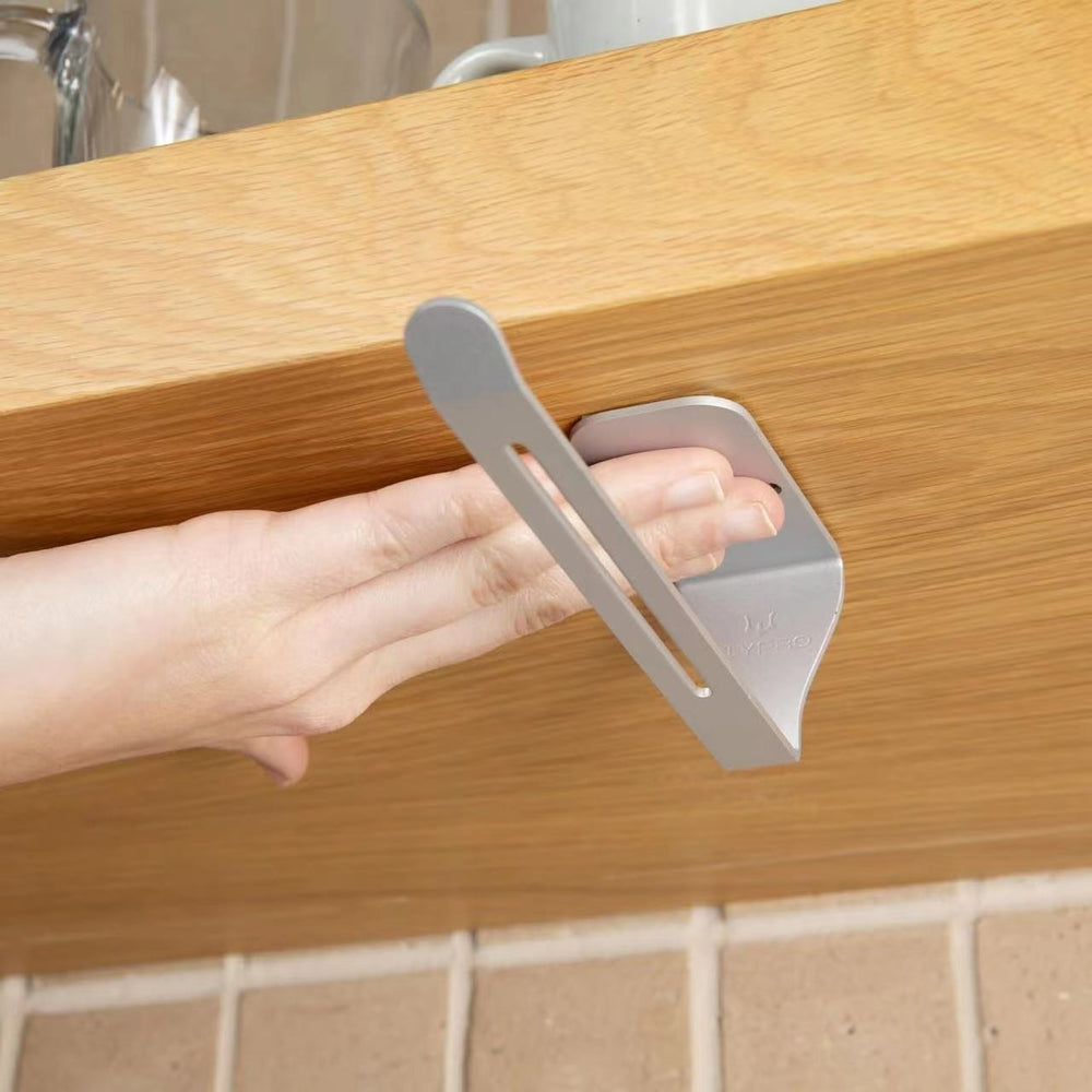 Space Saving Horizontal Cup Lid Storage Rack Under Cabinet - Equippage.com