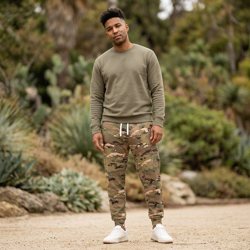 Scorpion W2 Unisex Camo Athletic Joggers