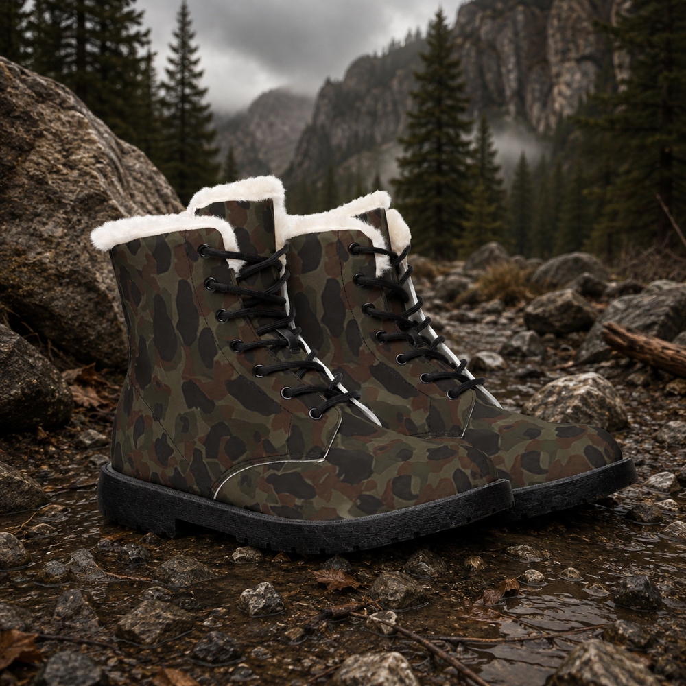 Argentina Frogskin Camo Men's Fur and Leather Boots