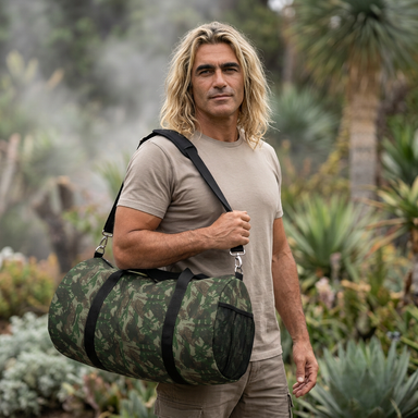 Brazilian Lizard Camo Travel Duffel Bag - Equippage.com