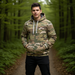 Scorpion W2 All-Over Print Men's Thicken Pullover Hoodie - Equippage.com