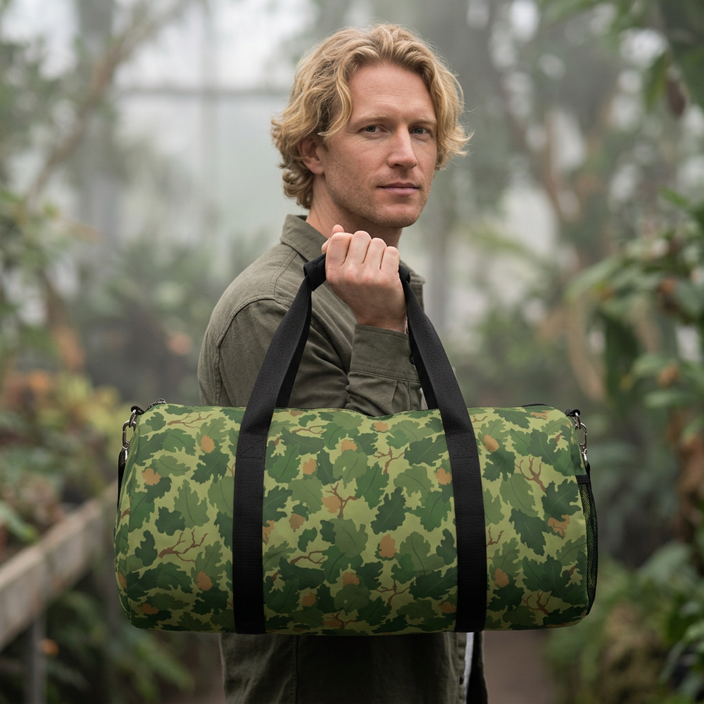 US Mitchell Wine Leaf Camo Travel Duffel Bag