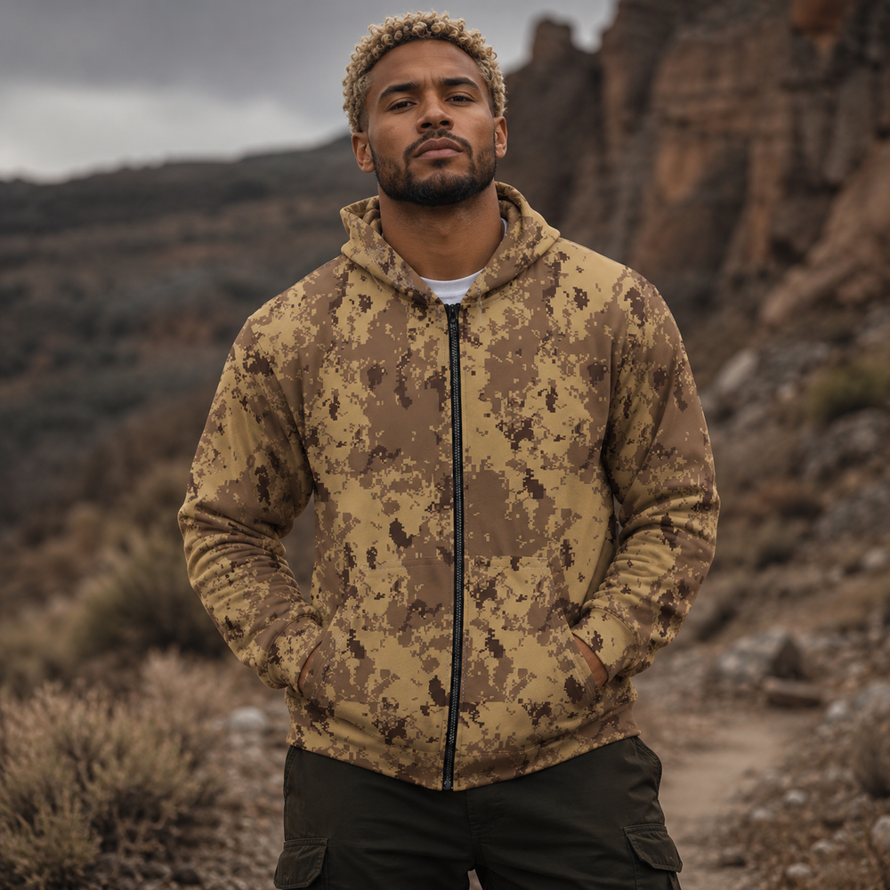 Cadpat AR Camo Unisex Zip Hoodie