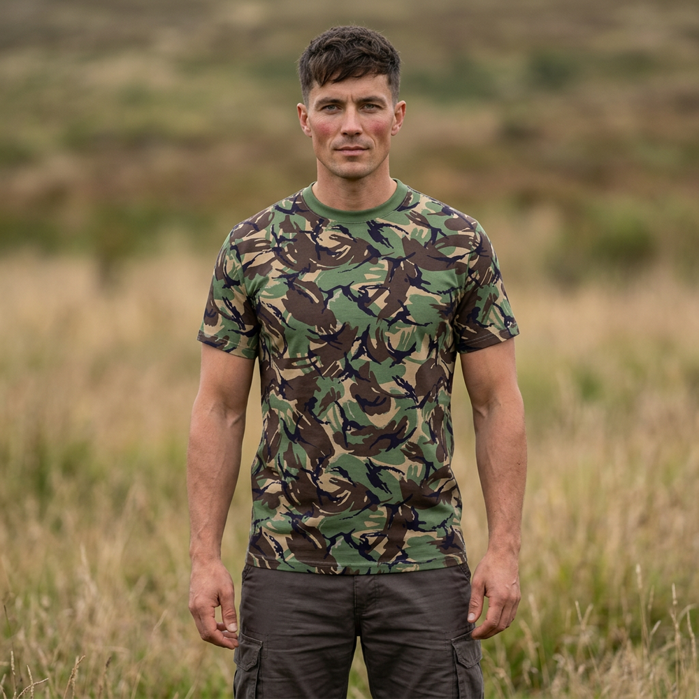 Canadian DPM Airborne Camo Unisex Cut & Sew Tee