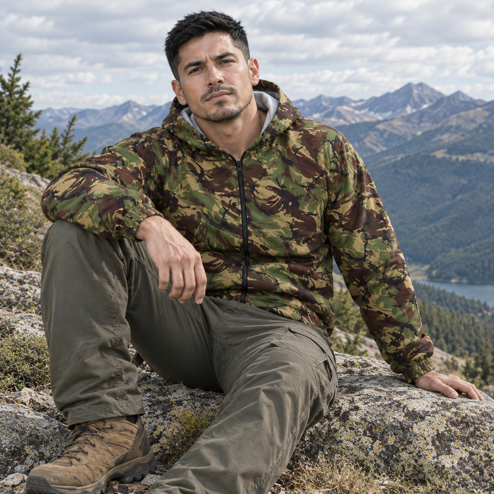 British DPM 94 Camo Unisex Zip Hoodie