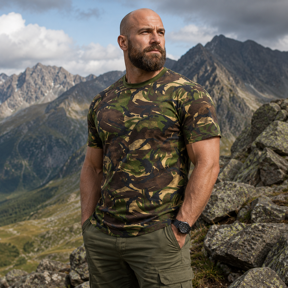 British DPM 95 Camo Unisex Cut & Sew Tee