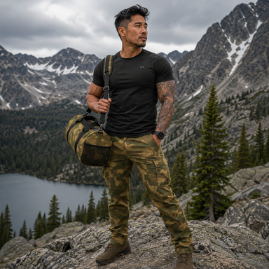 British Denison Airborne Camo Travel Duffel Bag - Equippage.com