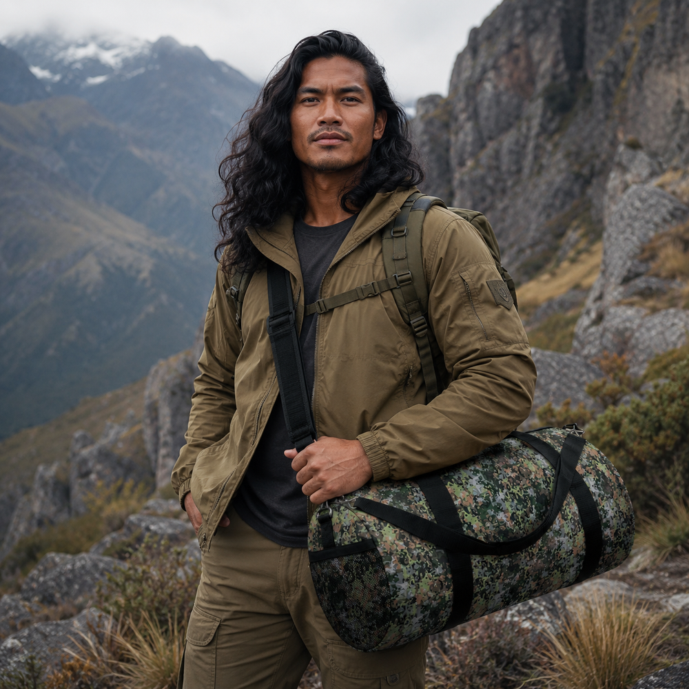 Dutch NFp Green Camo Travel Duffel Bag