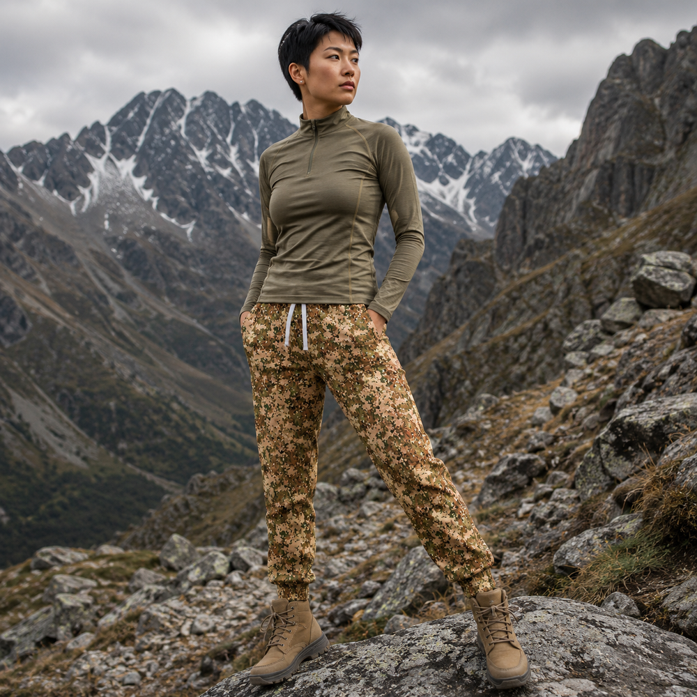 Dutch NFP Tan Camo Unisex Athletic Joggers