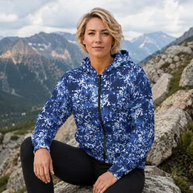 Dutch NFP Blue Camo Unisex Zip Hoodie - Equippage.com