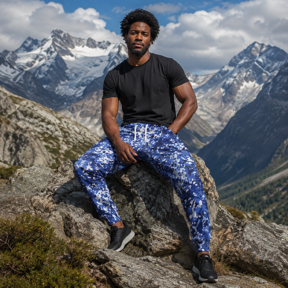 Dutch NFP Blue Camo Unisex Athletic Joggers