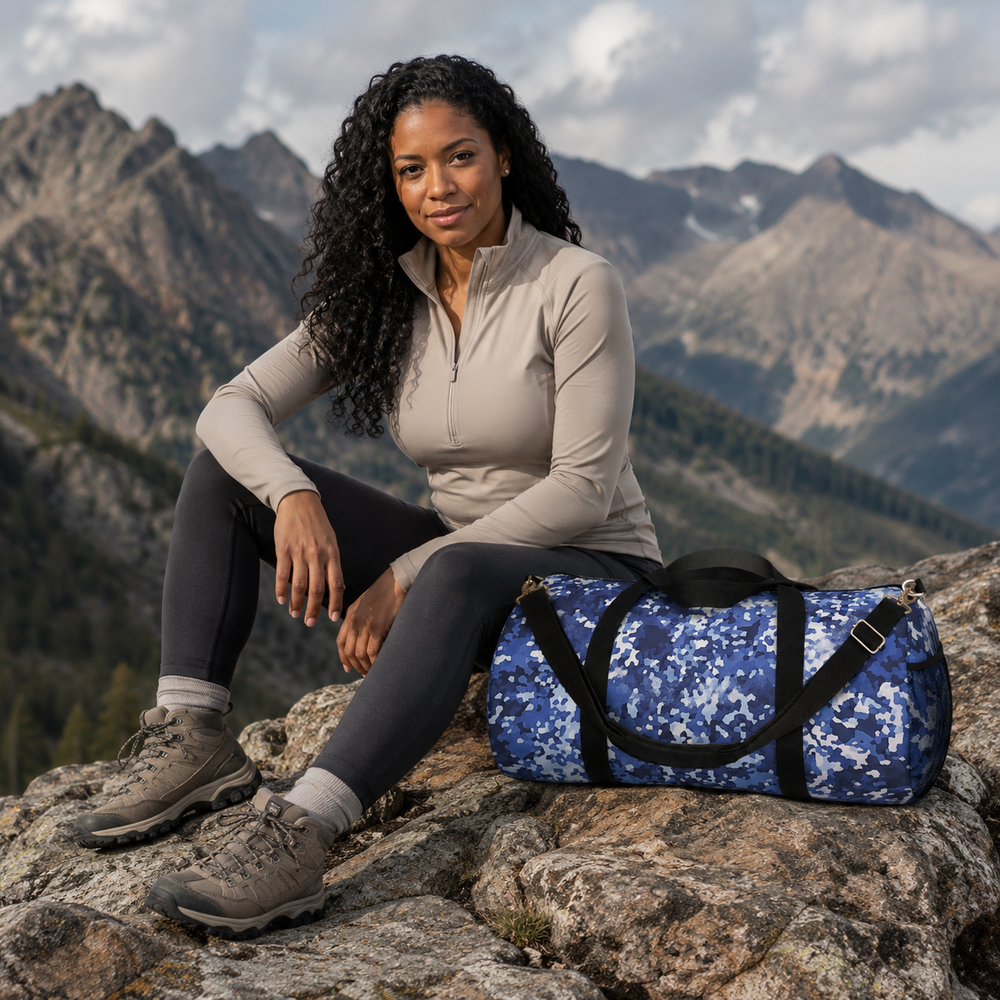 Dutch NFP Blue Camo Travel Duffel Bag
