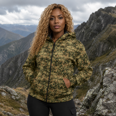 Dutch NFP Multitone Camo Unisex Zip Hoodie - Equippage.com