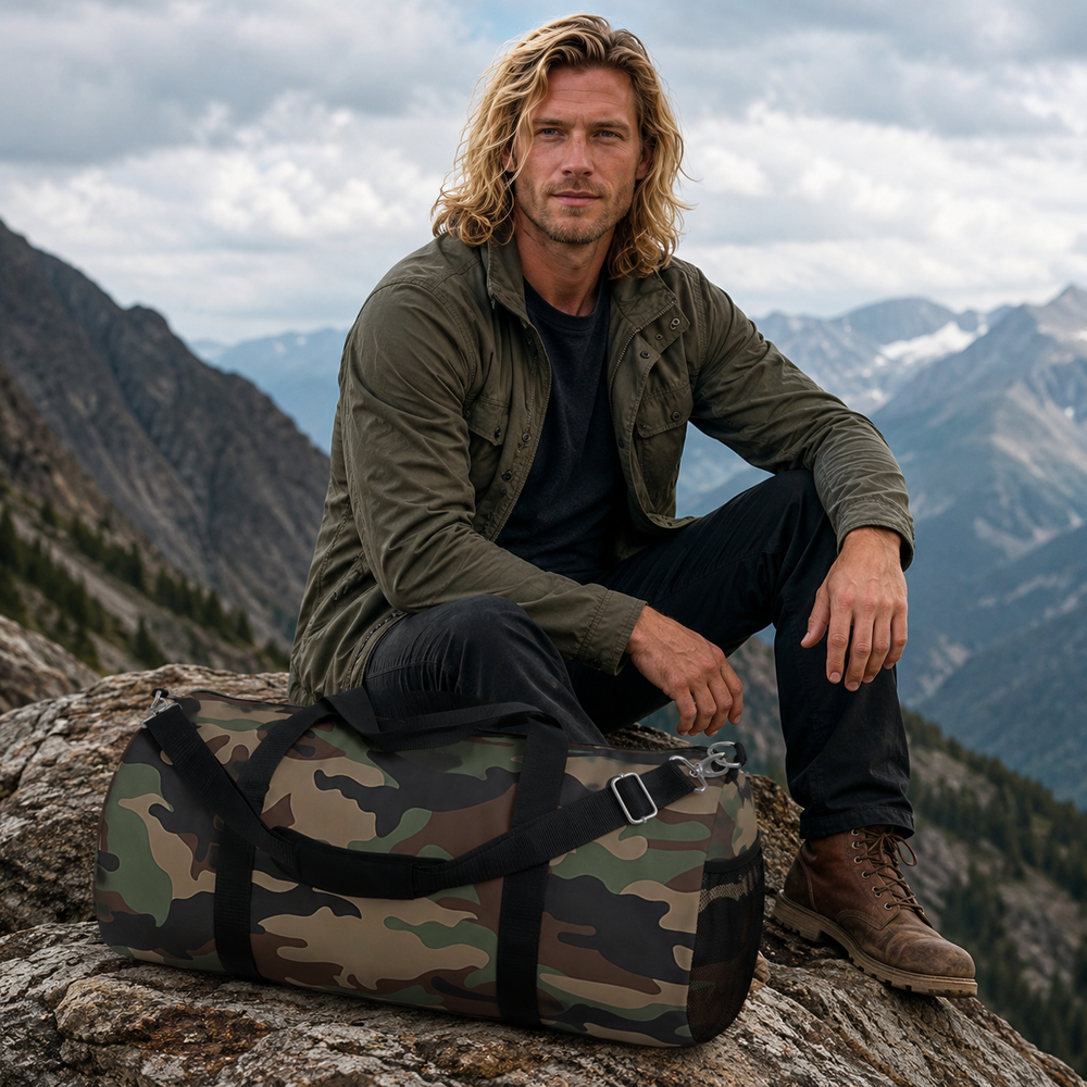 French CCE Camo Travel Duffel Bag