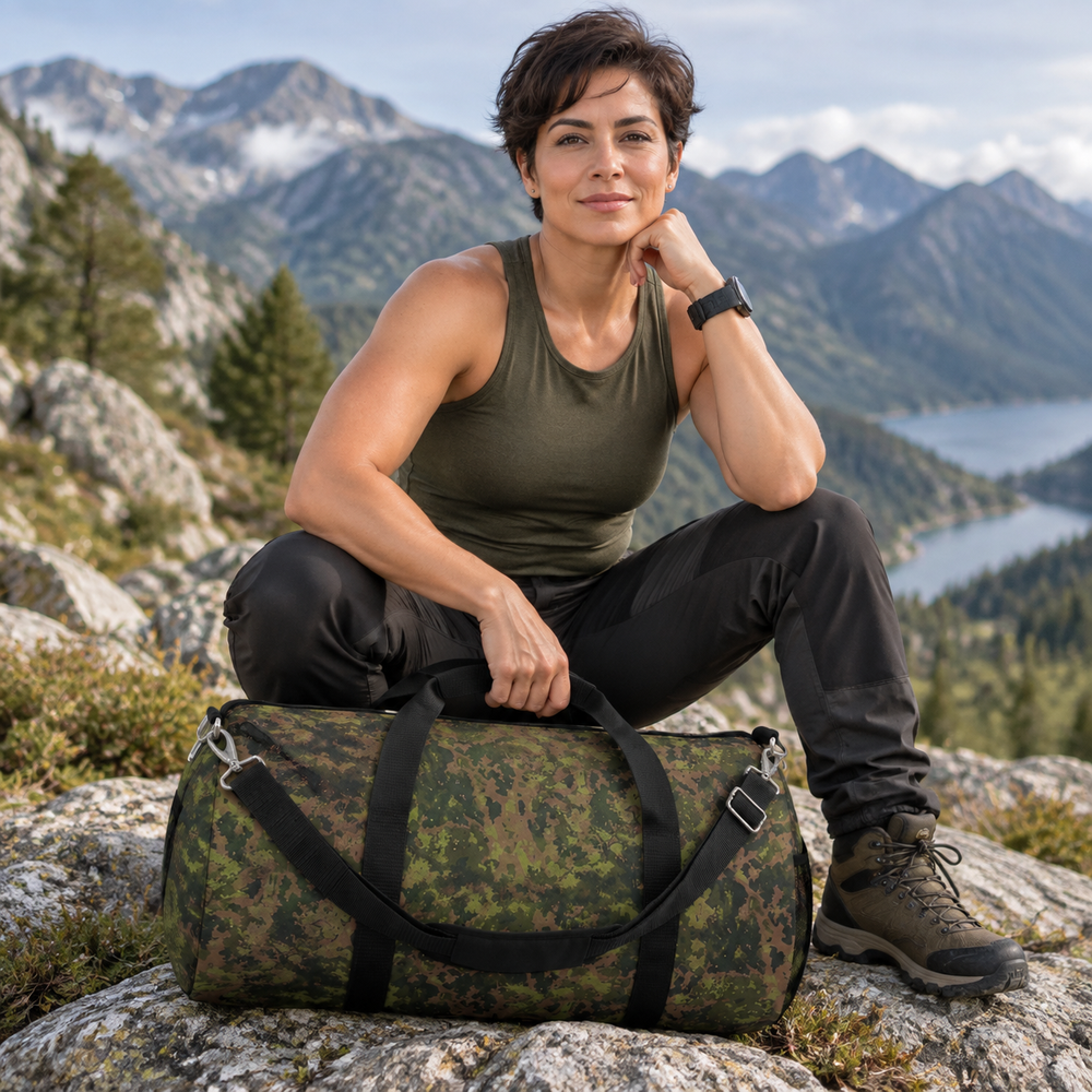 Finnish M05 Woodland/Maastokuvio Camo Travel Duffel Bag