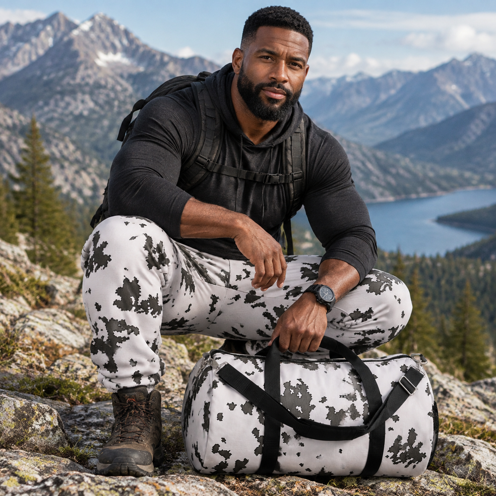 Finnish M05 Snow/Lumikuvio Camo Travel Duffel Bag