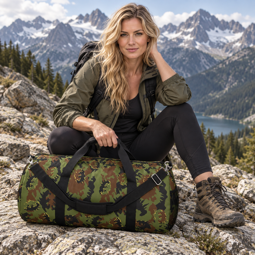Lithuanian M05 Miško Camo Travel Duffel Bag