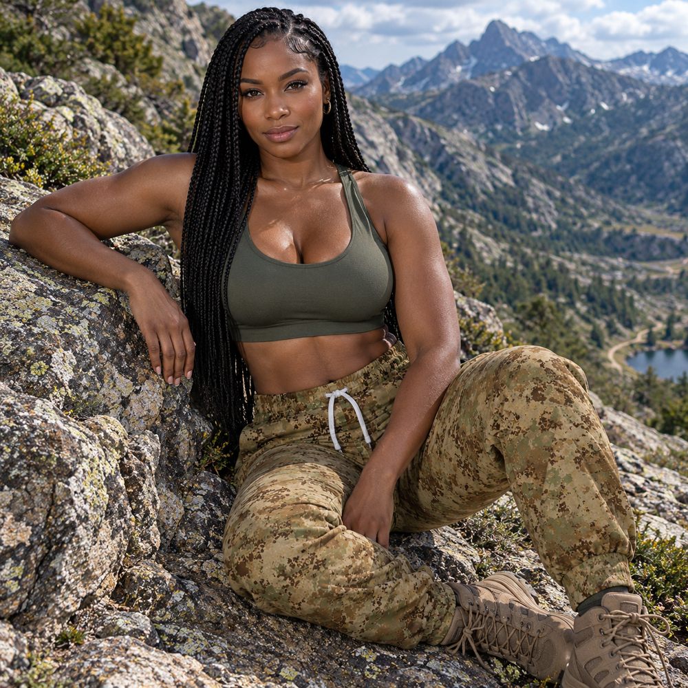 Italian Altimetrico F Camo Unisex Athletic Joggers