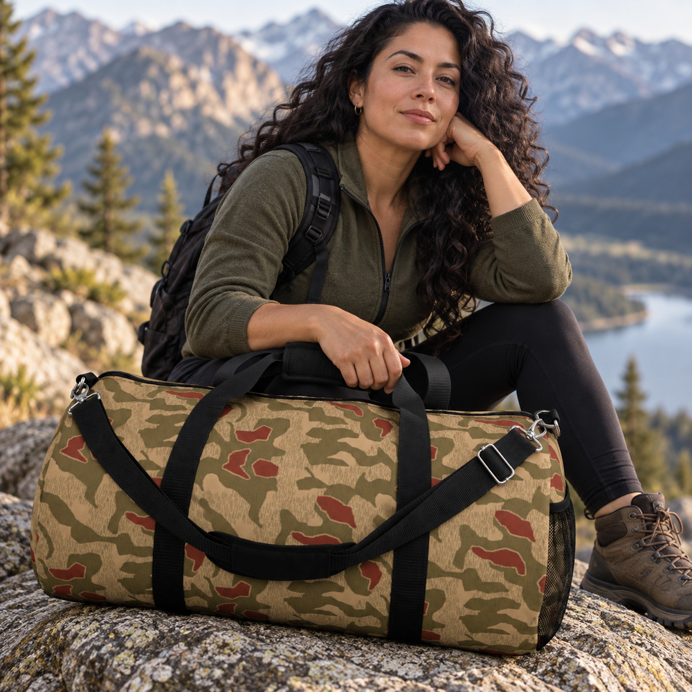 German Sumpfmuster Camo Travel Duffel Bag