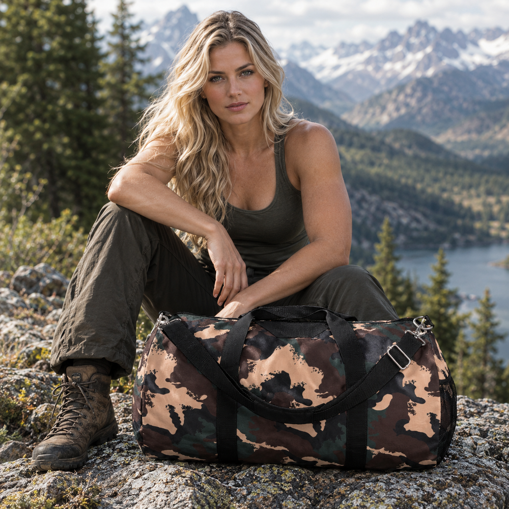 Hungarian M1990 Camo Travel Duffel Bag