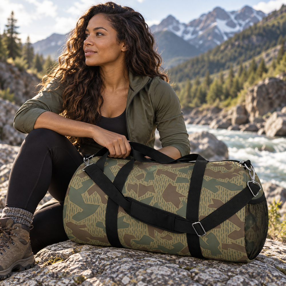 Bulgarian 1979 Splinter Camo Travel Duffel Bag