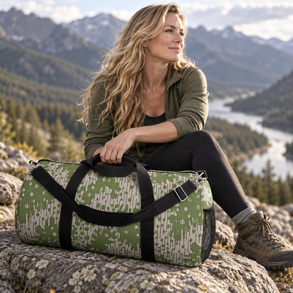 Bulgarian Frogskin Camo Travel Duffel Bag