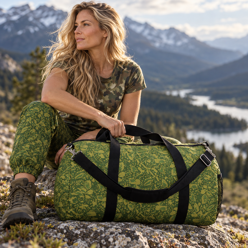 Romanian M1990 Leaf Camo Travel Duffel Bag