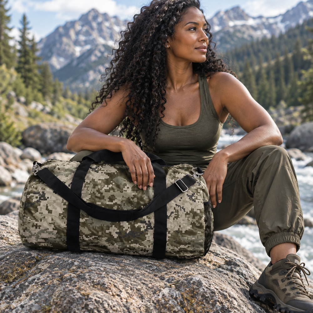 Ukrainian MM14 Camo Travel Duffel Bag